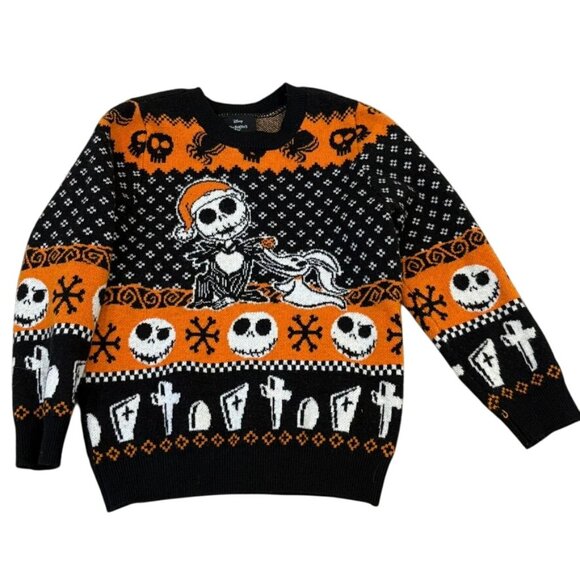 Disney BoxLunch Kids 3T Nightmare Before Christmas Sweater Jack Skellington - Picture 1 of 5